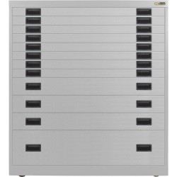 8x 3" + 3x 6" + 1x 12" Drawers