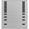 8x 3" + 3x 6" + 1x 12" Drawers
