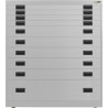 4x 3" + 5x 6" + 1x 12" Drawers