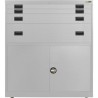 2x 3" + 1x 6" + 1x 12" Drawers / 2x 26" Bottom Doors