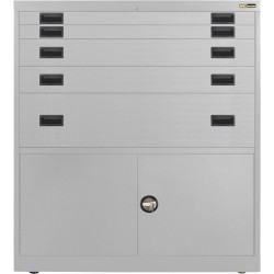 2x 3" + 2x 6" + 1x 12" Drawers / 2x 20" Bottom Doors