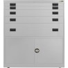 2x 3" + 2x 6" + 1x 12" Drawers / 2x 20" Bottom Doors