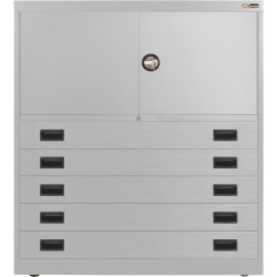 5x 6" Drawers / 2x 20" Top Doors