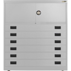 6x 6" Drawers / 2x 15" Top Doors