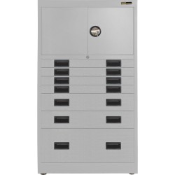 4x 3" + 2x 6" + 1x 12" Drawers / 2x 15" Top Doors
