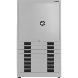 8x 3" Drawers / 2x 26" Top Doors