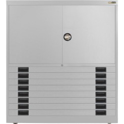 8x 3" Drawers / 2x 26" Top Doors