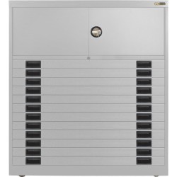 12x 3" Drawers / 2x 15" Top Doors
