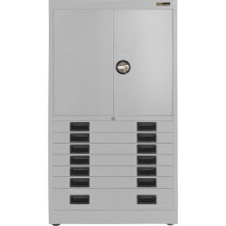 6x 3" + 1x 6" Drawers / 2x 26" Top Doors