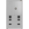 2x 3" + 1x 6" + 1x 12" Drawers / 2x 26" Top Doors