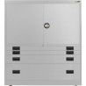 2x 3" + 1x 6" + 1x 12" Drawers / 2x 26" Top Doors