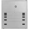 2x 3" + 2x 6" + 1x 12" Drawers / 2x 20" Top Doors