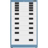 4x 3" + 5x 6" + 1x 12" Drawers