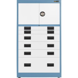 2x 3" + 3x 6" + 1x 12" Drawers / 2x 15" Top Doors