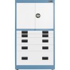 2x 3" + 2x 6" + 1x 12" Drawers / 2x 20" Top Doors
