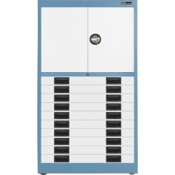 10x 3" Drawers / 2x 20" Top Doors