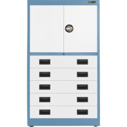 5x 6" Drawers / 2x 20" Top Doors