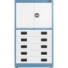 5x 6" Drawers / 2x 20" Top Doors