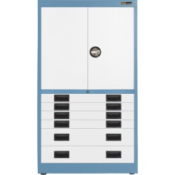 4x 3" + 2x 6" Drawers / 2x 26" Top Doors