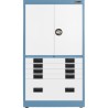 4x 3" + 1x 12" Drawers / 2x 26" Top Doors