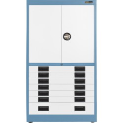 6x 3" + 1x 6" Drawers / 2x 26" Top Doors