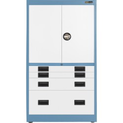 2x 3" + 1x 6" + 1x 12" Drawers / 2x 26" Top Doors