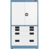 2x 3" + 1x 6" + 1x 12" Drawers / 2x 26" Top Doors