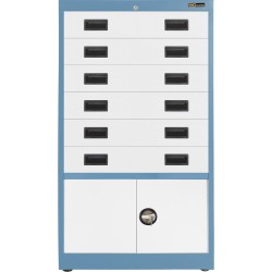 6x 6" Drawers / 2x 15" Bottom Doors