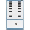 4x 3" + 2x 6" + 1x 12" Drawers / 2x 15" Bottom Doors