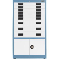 6x 3" + 3x 6" Drawers / 2x 15" Bottom Doors