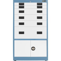 2x 3" + 3x 6" + 1x 12" Drawers / 2x 15" Bottom Doors