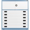 6x 6" Drawers / 2x 15" Top Doors