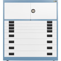 4x 3" + 4x 6" Drawers / 2x 15" Top Doors