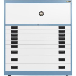 6x 3" + 3x 6" Drawers / 2x 15" Top Doors