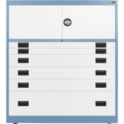 2x 3" + 3x 6" + 1x 12" Drawers / 2x 15" Top Doors