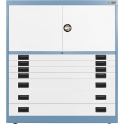 4x 3" + 3x 6" Drawers / 2x 20" Top Doors
