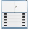 4x 3" + 3x 6" Drawers / 2x 20" Top Doors