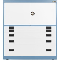 2x 3" + 2x 6" + 1x 12" Drawers / 2x 20" Top Doors