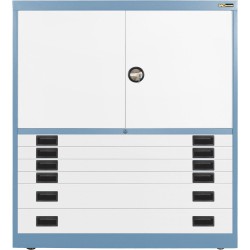 4x 3" + 2x 6" Drawers / 2x 26" Top Doors
