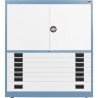 6x 3" + 1x 6" Drawers / 2x 26" Top Doors