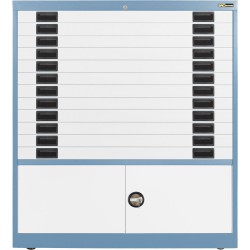 12x 3" Drawers / 2x 15" Bottom Doors