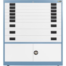 6x 3" + 3x 6" Drawers / 2x 15" Bottom Doors