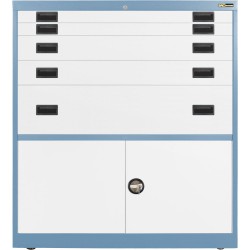 2x 3" + 2x 6" + 1x 12" Drawers / 2x 20" Bottom Doors