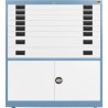 6x 3" + 2x 6" Drawers / 2x 20" Bottom Doors