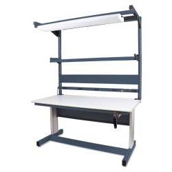 IAC Hand Crank Height Adjustable Workbench 30”D x 60”W (930 Series) 