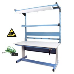 IAC Hand Crank Height Adjustable Workbench 30”D x 60”W (930 Series) 