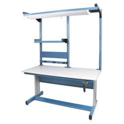 IAC Hand Crank Height Adjustable Workbench 30”D x 60”W (930 Series with MTS-I)