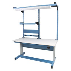 IAC Hand Crank Height Adjustable Workbench 30”D x 60”W (940 Series with MTS-I)