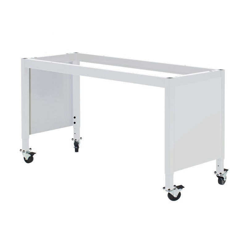 MOBILE LAB TABLE FRAME - ADJUSTABLE 30-36" (H) X 24-36" (W) X 48-96" (L) w/End Panels