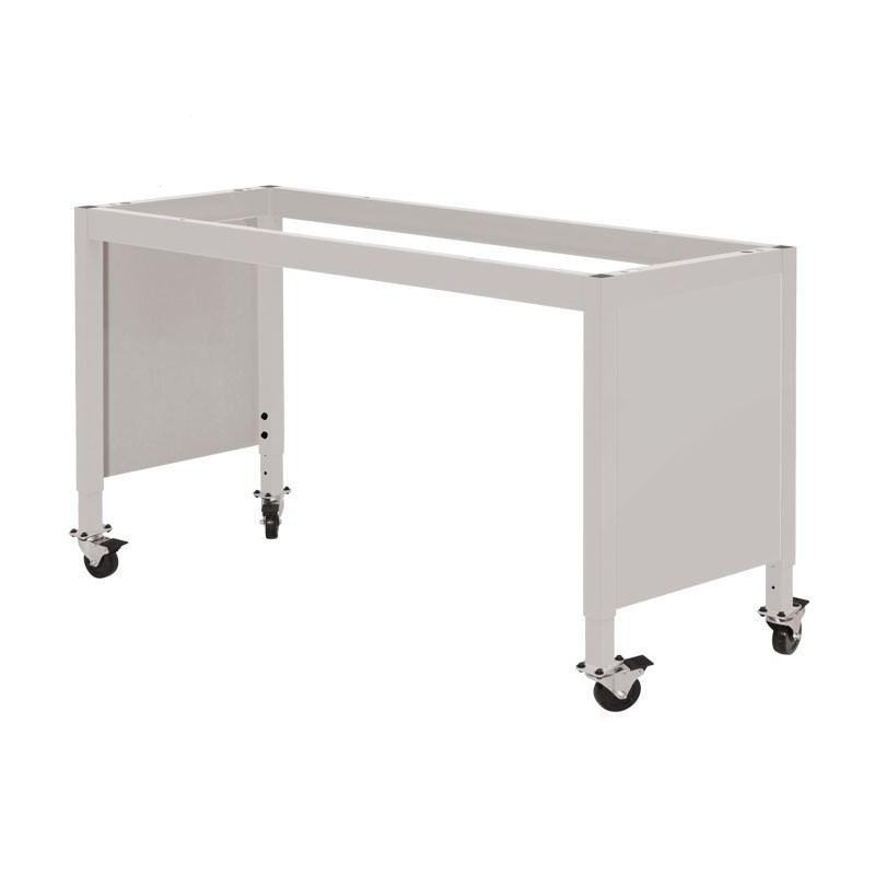 MOBILE LAB TABLE FRAME - ADJUSTABLE 30-36" (H) X 24-36" (W) X 48-96" (L) w/End Panels
